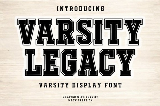 Varsity Legacy Font